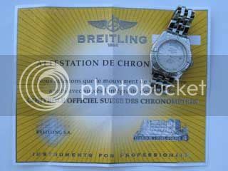 replacement breitling cosc certificate|breitling nft scan.